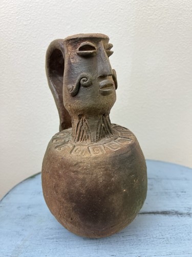 Vaso ceramica antropomorfo - , 7"