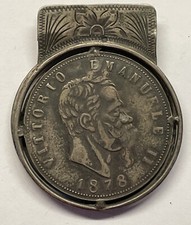 Antique Silver Money Clip