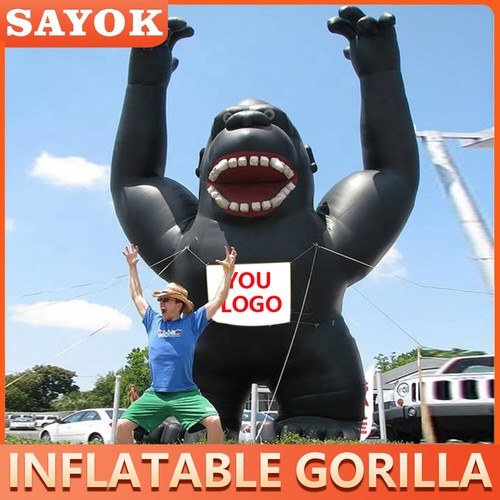 Gorilla gonfiabile gigante con - gigante,