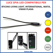 Spia led 220v bianco - spia,