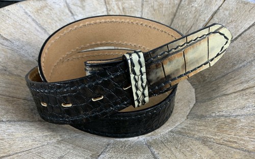 Cintura pelle reptile - cintura, in