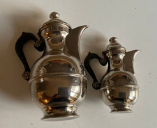 Teiera e lattiera in alluminio