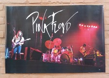 PINK FLOYD poster LIVE IN CONCERT vintage Manifesto 100x68 cm GILMOUR/WATERS Rar