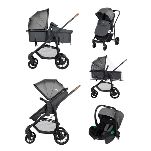 Poussette trio combinée en - poussette,