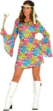 Vestito fantasia anni 60 donna