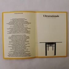 Dino Gavina, Simongavina, Ultrarazionale Ultramobile Il manifesto ed il racconto