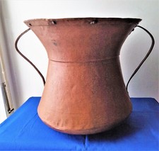 Antica conca in rame con