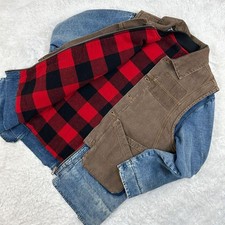 Diesel Men M Denim Plaid
