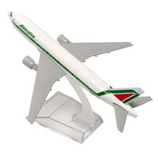 Modellino metallo pressofuso 1:400 aereo Boeing 777 ALITALIA collezione regalo