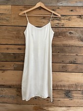 Abito bianco seta slip