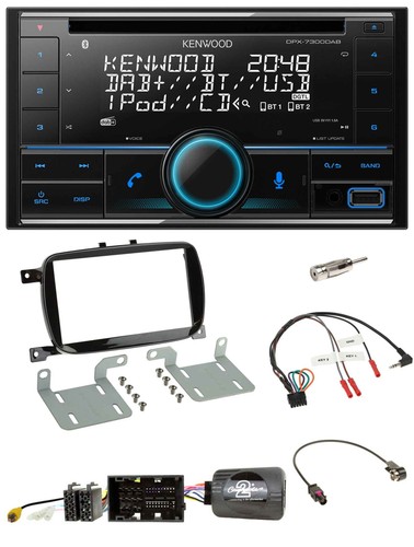 Kenwood 2din dab usb - cd,