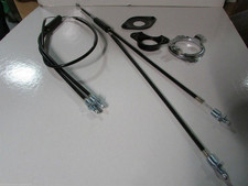 TRASMISSIONE FRENO POSTERIORE BICI BMX GUAINA E CAVI C/ROTORE E PIASTRE FRENI