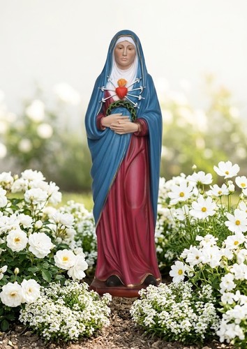 Statua madonna addolorata - addolorata, cm