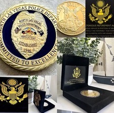 Moneta sfida distintivo dipartimento polizia North Las Vegas con premio pensione