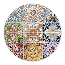 Sottopentola Vetro temperato TILES stampa colori D. 21 cm