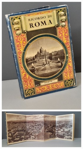 Vintage book ricordo roma - vintage,