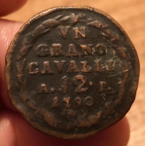 Moneta grano cavalli 1790 - moneta, 12