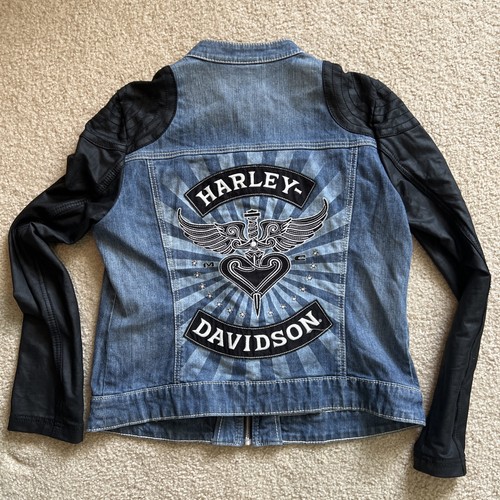 Giacca biker jeans - , harley