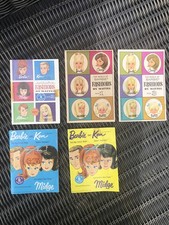 5 Fashions Booklets Vintage Barbie, Ken, Francie, Casey, Skipper, Tutti. 60’s