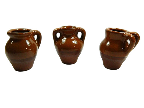 Anfore terracotta lucida - in,