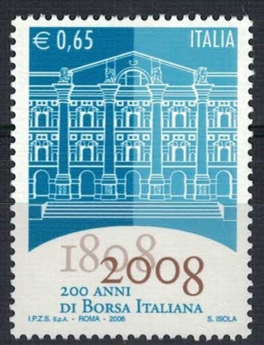 Centenario della borsa - della,