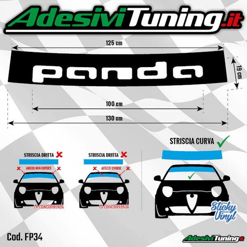 Fascia parasole fiat - parasole, panda