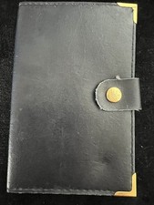 🔴 PRYNGEPS porta garanzia orologio portagaranzia uomo Sangue blu pelle metallo