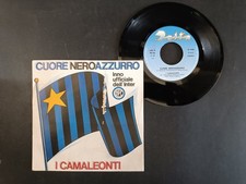 Vinile 45 giri CUORE NEROAZZURRO Inno Ufficiale dell'Inter I Camaleonti