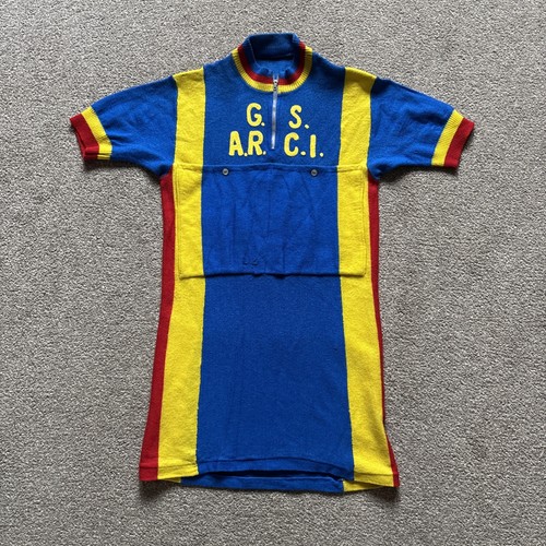Maglia ciclismo lana italiana