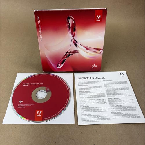 Solo disco adobe acrobat - acrobat, x