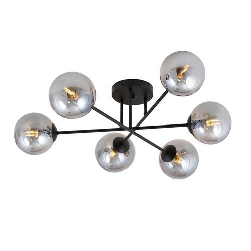 Plafoniera moderna 6x10w e14 - moderna, 6x10w/e14