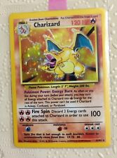 Charizard Set Base 4/102 #6 holo card pokemon ENG No Psa Excellent Condition 