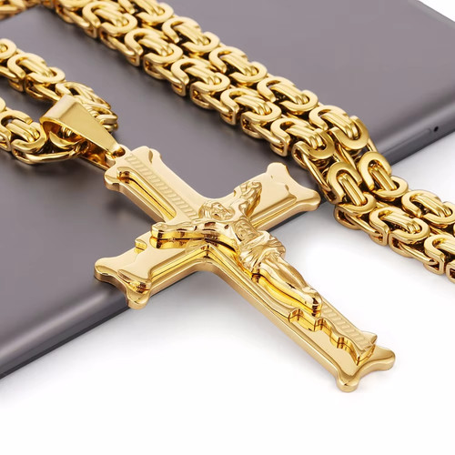 Collana con ciondolo - , croce