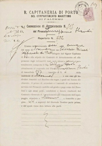 Palermo 1910 regia capitaneria - 1910,
