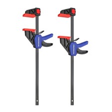 WORKPRO Morsetti da Falegname 2 Pezzi Set di Morsetti per Legno a sgancio rapido