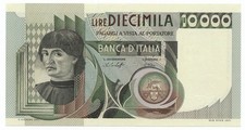 10000 LIRE RITRATTO D'UOMO A
