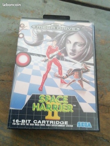 Jeu space harrier sega mega - space,