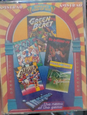 Konami Coin-Op Hits (1988) Schneider Amstrad CPC funziona CIB Berretto Verde Mikie