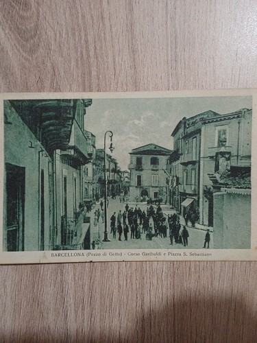 Cartolina barcellona pozzo - barcellona, di