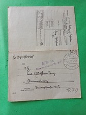 FRANCHIGIA MILITARE - GERMANIA 1 GUERRA MONDIALE. POSTA MILITARE - FELDPOSTBRIEF