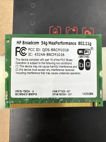 392591 001 broadcom - hp,