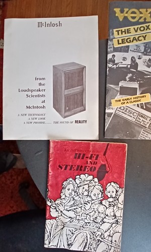 Brochure stereo vintage