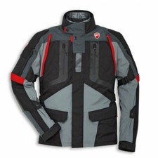 Ducati Dainese GORE-TEX® Strada C4 Giacca Tessuto Giacca Tessuto Grigio/Nero NUOVO