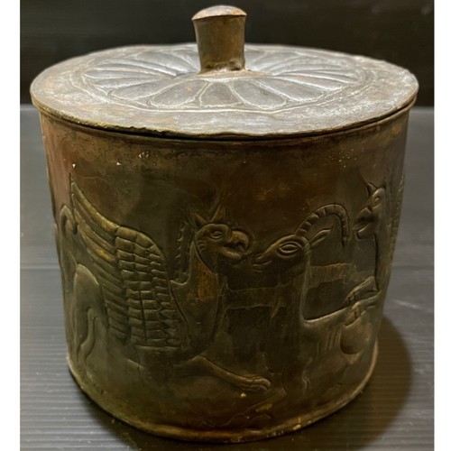 Antico vaso battuto mano - vaso,