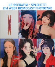 [LE SERAFIM] 1° Album Singolo - SPAGHETTI 2° Settimana Radiotelevisione Fotocard