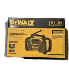 DEWALT DCR028B 12V/20V MAX Bluetooth Radio portatile senza fili da cantiere SOLO STRUMENTO