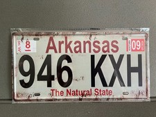 Targa metallica auto americana