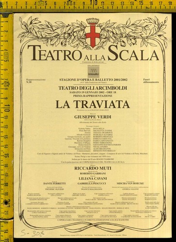 Teatro alla scala locandina - teatro,