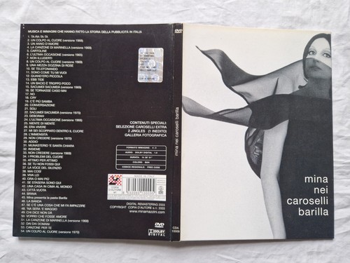 Mina nei caroselli barilla - mina, dvd