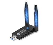 1300Mbps Dual Band Chiavetta Wifi USB 3.0 per PC Fisso, 5Ghz 2.4Ghz 5Dbi Alto Gu